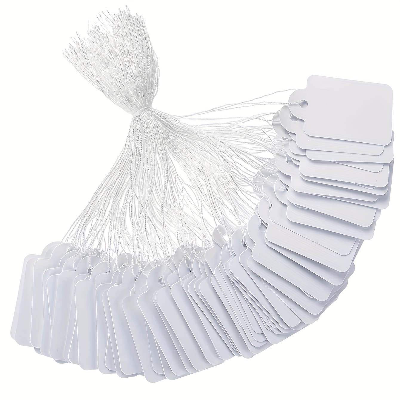 100Pcs Price Tags with String Attached Writable for Product Birthday  Jewelry