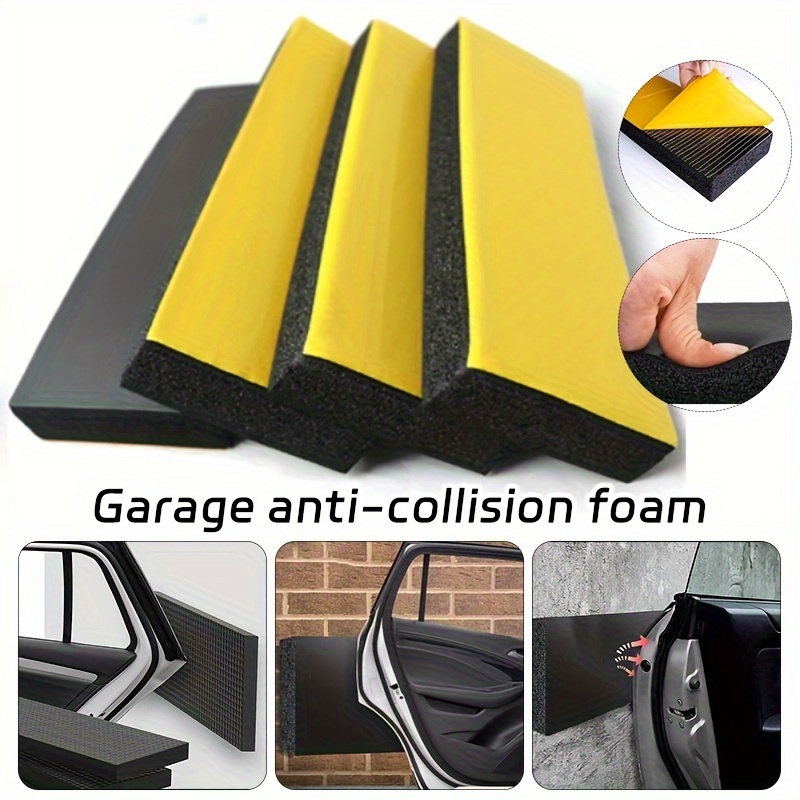 Protector de puerta de coche negro sin adhesivo/Protector de borde lateral  de cuerpo magnético, almohadilla