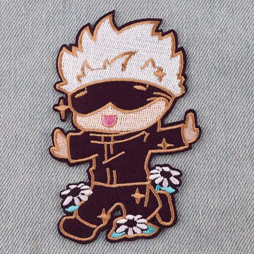Fashion Japan Anime Boy Stickers On Clothes Iron On Patches For