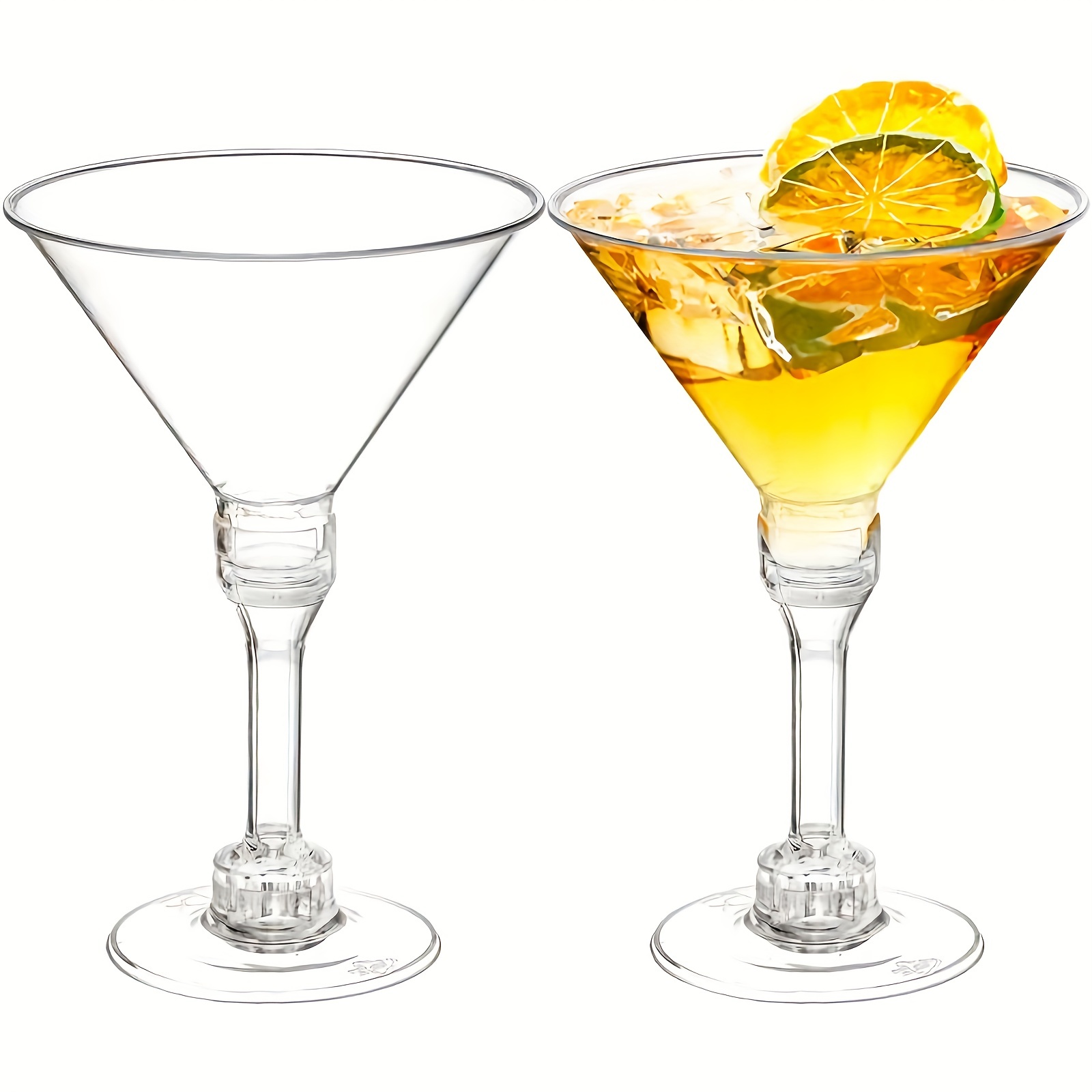 Creative Ice Cream Cup Gradient Color Martini Glass Stemmed Cocktail Glass  Glassware Home Bar Drinkware - Temu