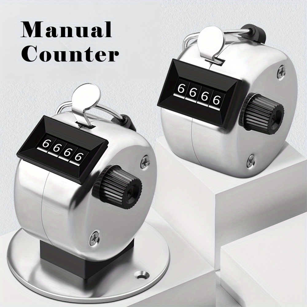Metal Hand held Ricer Counter Clicker: 4 digit Manual - Temu