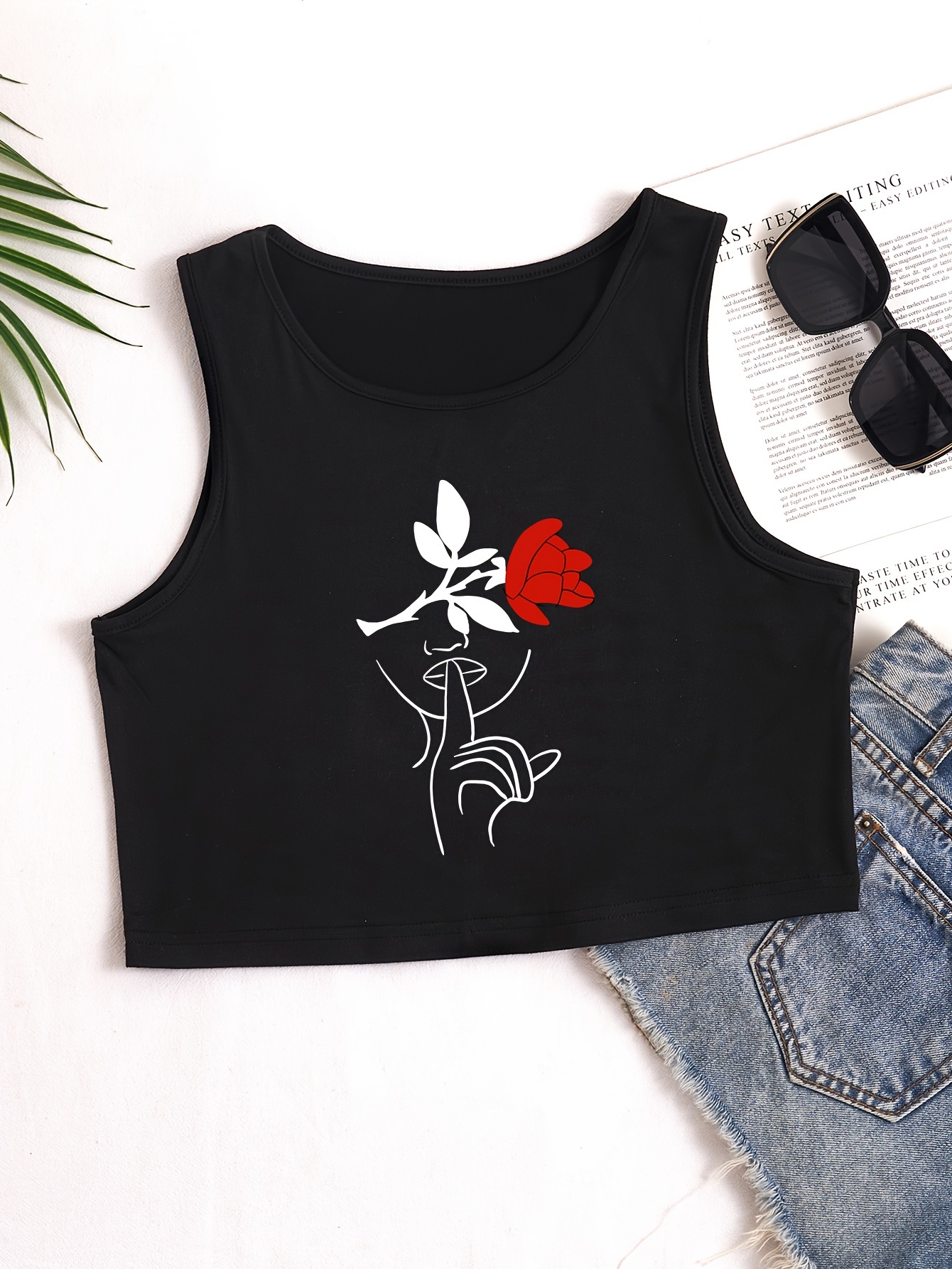 Sexy Cut Out Crop Halter Top, Casual Solid Strapless Sleeveless Fashion  Super Crop Tank Top, Women's Clothing