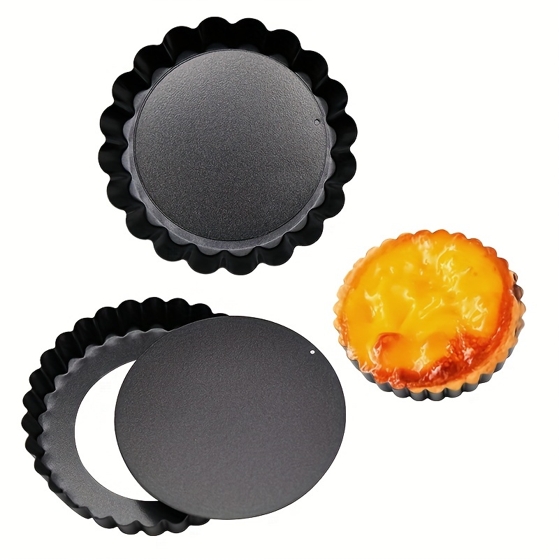 Pie Pan Flower Shaped Egg Tart Pan Loose Bottom Pancake - Temu