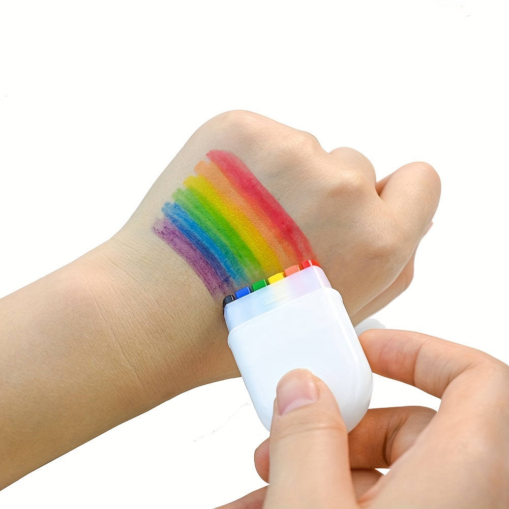 Colorful Bright Rainbow Theme Disposable Cutlery Party - Temu