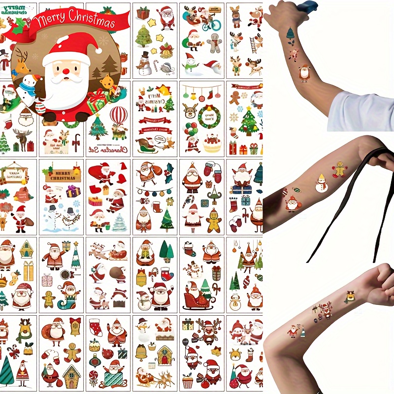  Stampcolour Christmas Printable Temporary Tattoo Paper