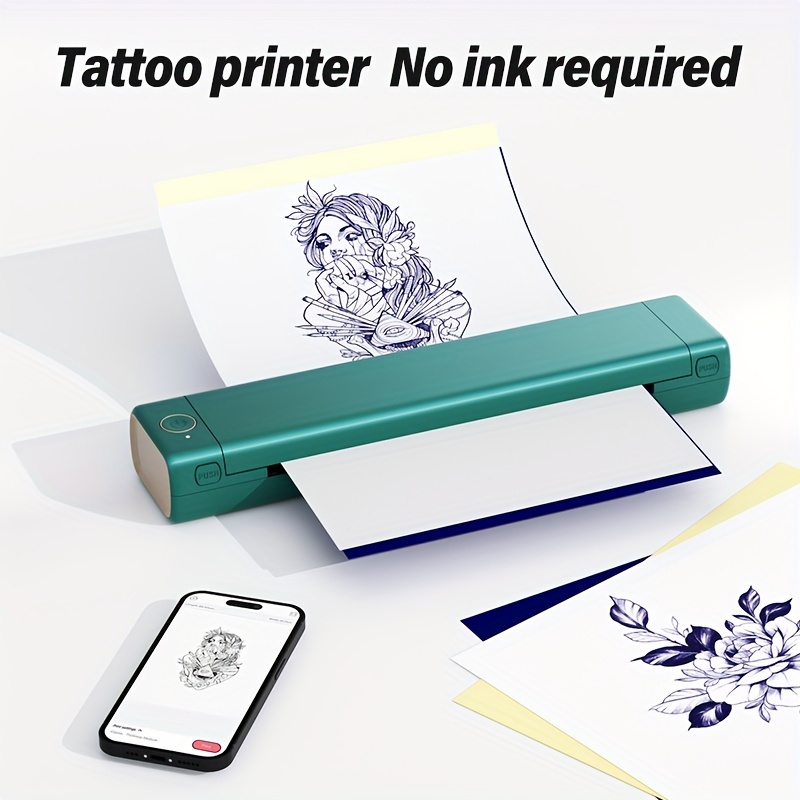 MOKOHOA Tattoo Stencil Printer, Tattoo Printer Thermal Copier Printer  Tattoo Printer Machine with 20pcs Free Tattoo Stencil Transfer Papers