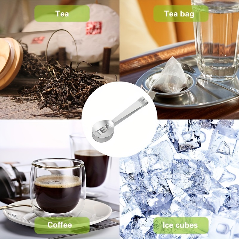 Comprar Pinzas redondas de acero inoxidable para bolsitas de té, exprimidor  de bolsas de té, herramienta de cocina con agarre