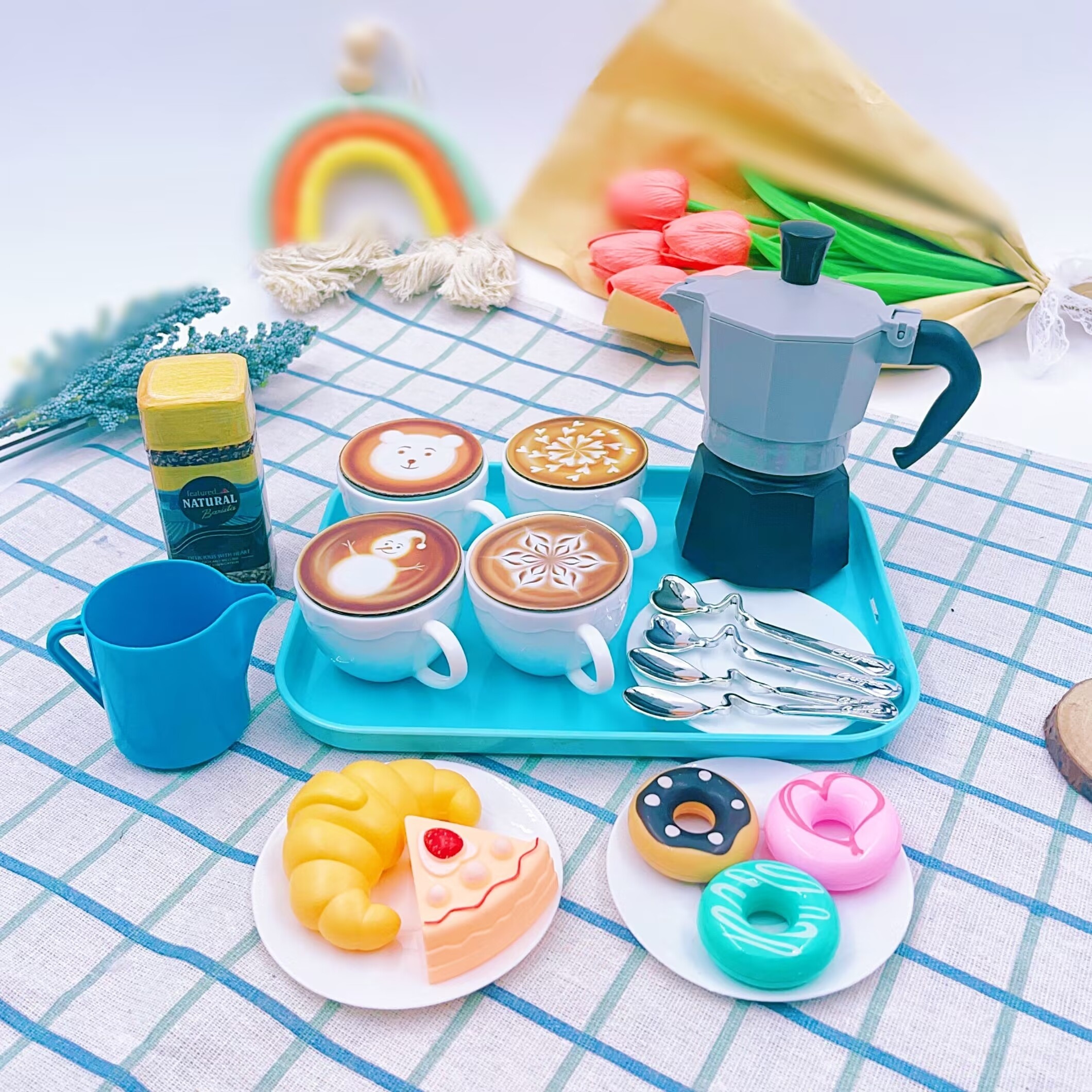 1set Pretend Play, Creative Coffee Machine & Cup Design Toy For Kids