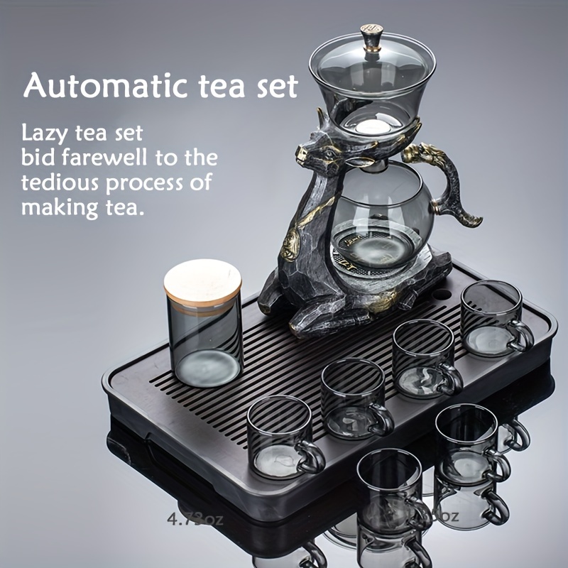  Tea Set,Household Simple Automatic Teapot,Electric