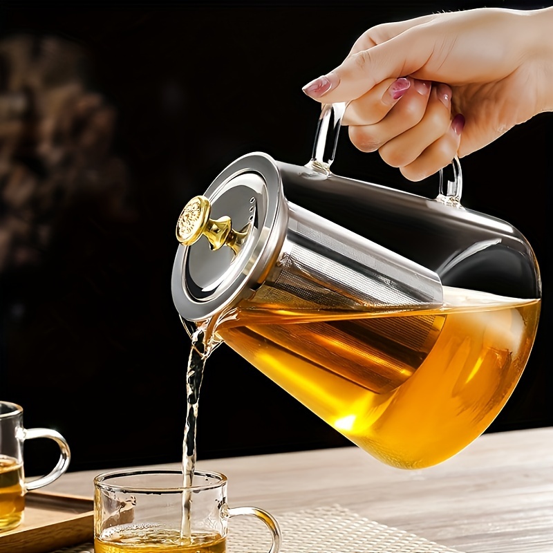 Explosion-proof High Borosilicate Glass Boiling Tea Pottea Steamerelectric  Pottery Stovethickened Beam Boiling Kettlemother's Day Gift 