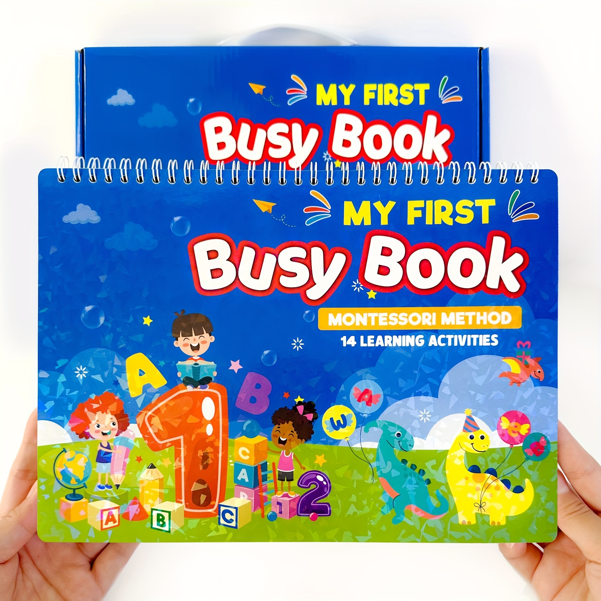 Montessori Busy Book Libro Actividades Niños 1 3 Años Abc - Temu