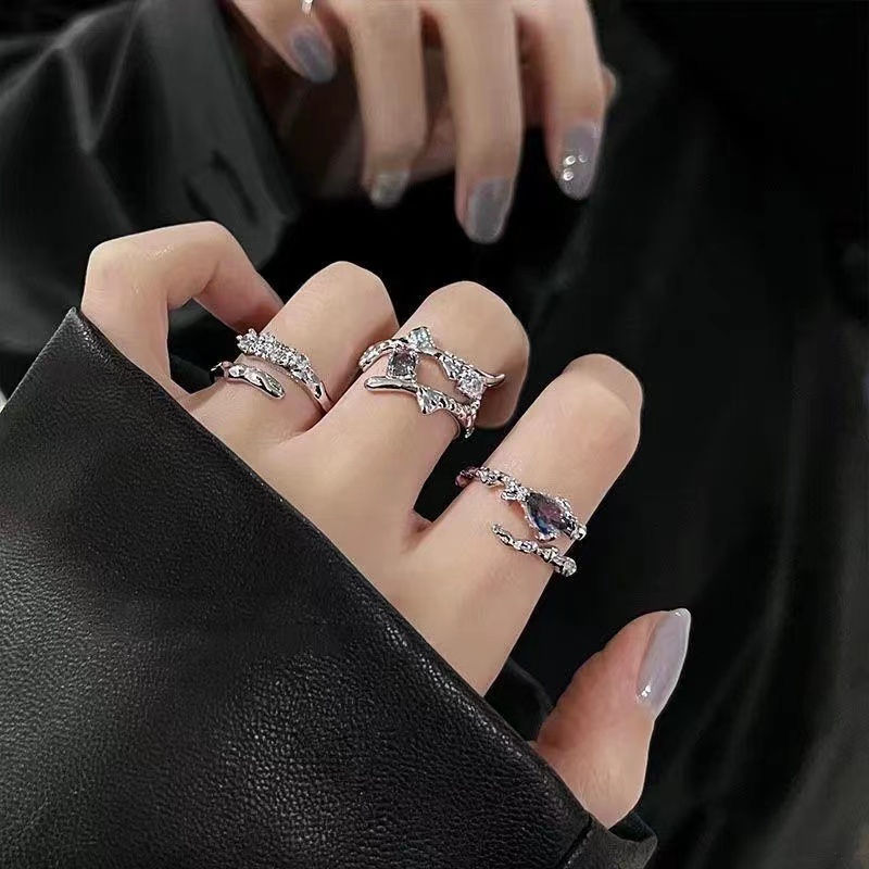 Korean jewelry store rings