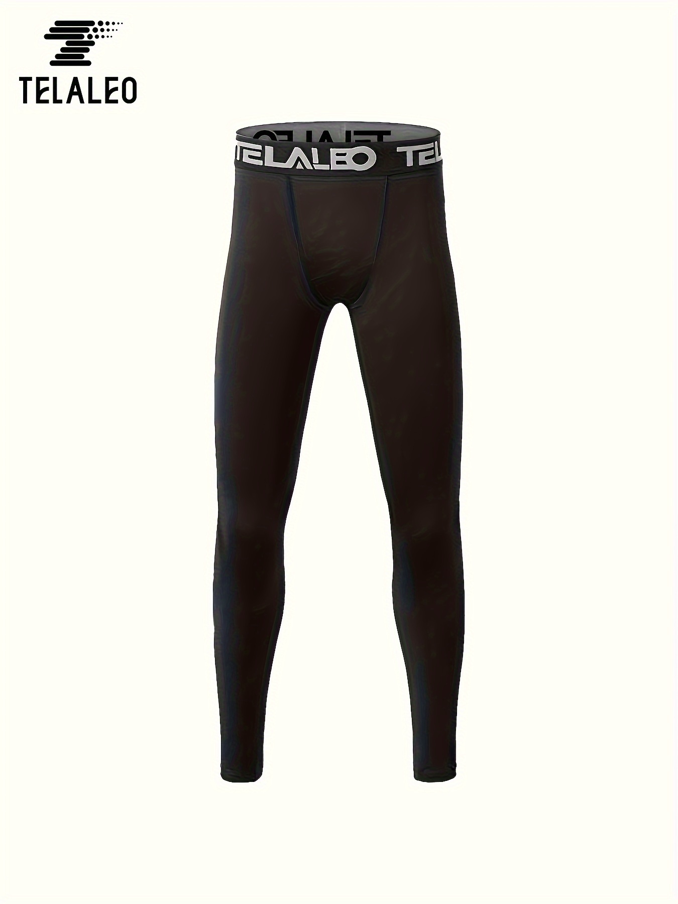 Men's One Leg Compression Pants Active High Stretch - Temu Australia