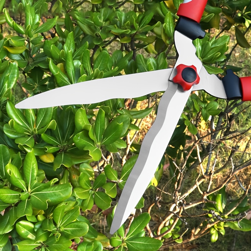 Garden Hedge Shears, Manual Hedge Trimmer With Comfort Grip Lightweight  Handles, Bushes Cutter, Ideal For Trimming And Shaping Borders, Decorative  Shrubs - Temu