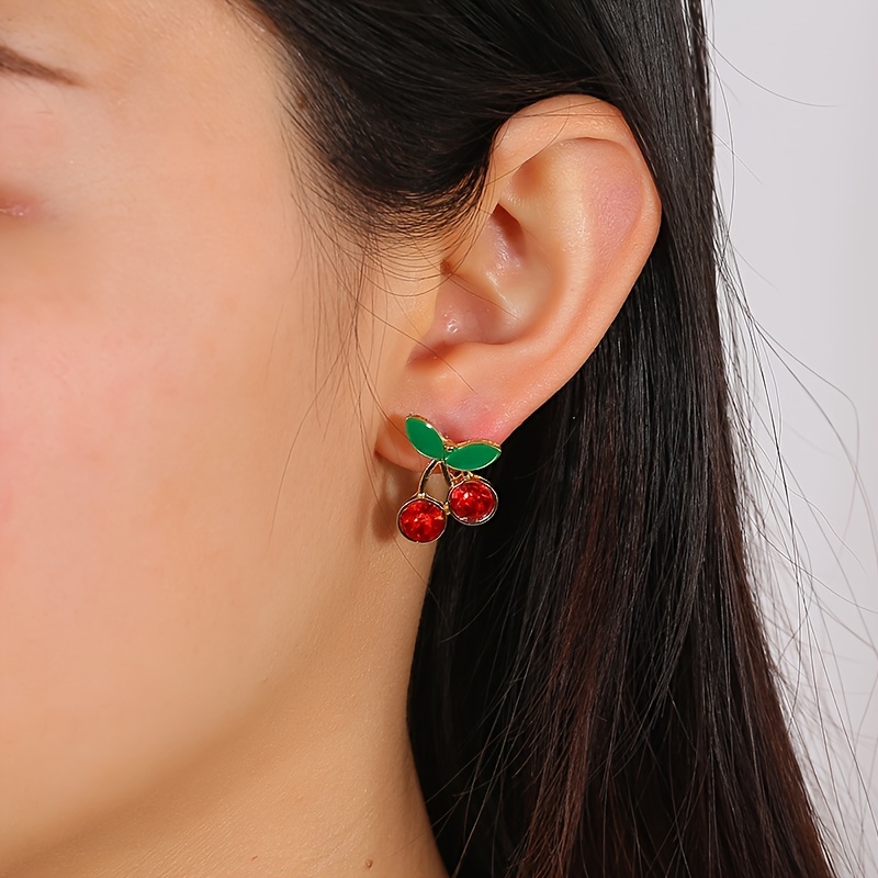 Cherry earrings deals forever 21