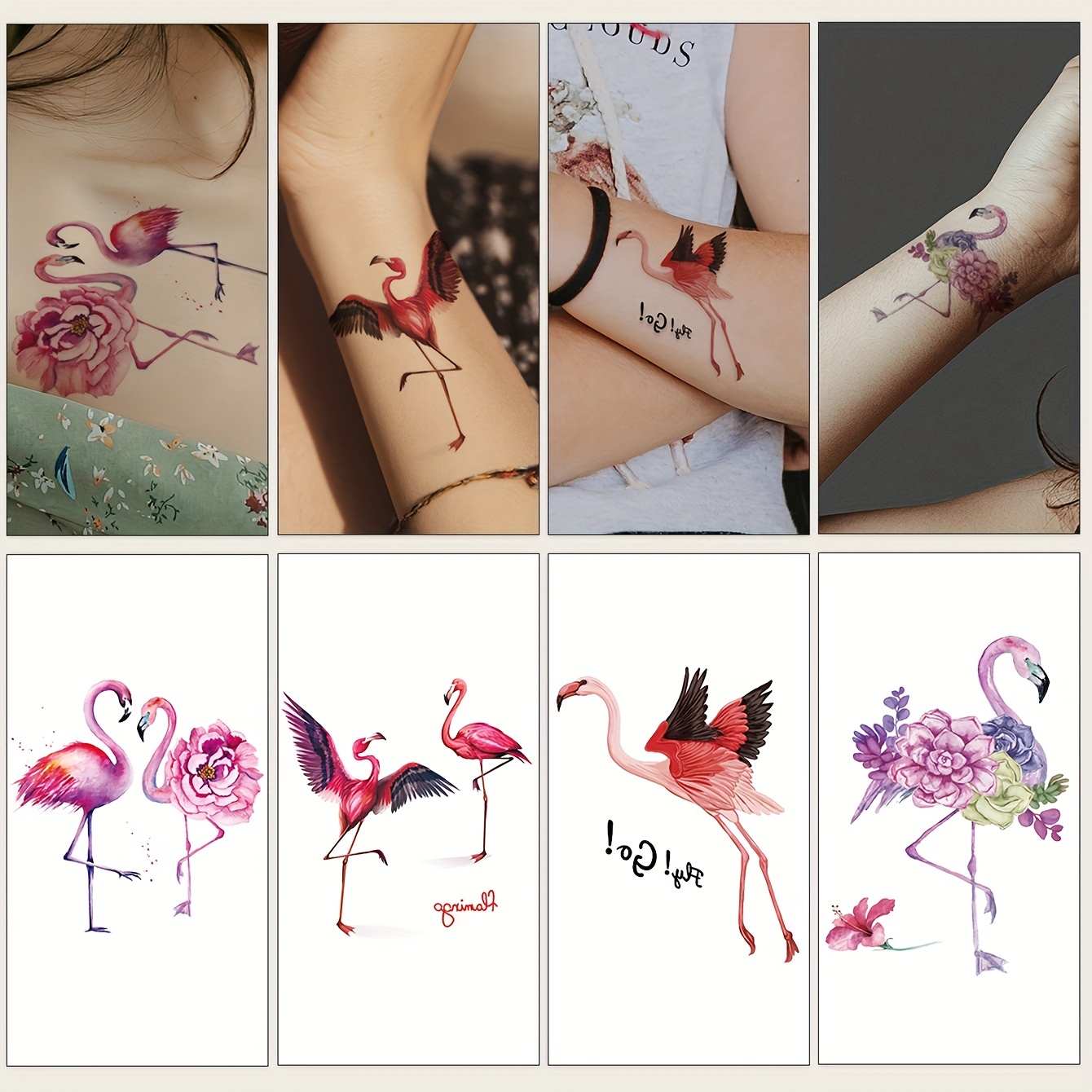 Flamingo Tattoo - Temu Malaysia