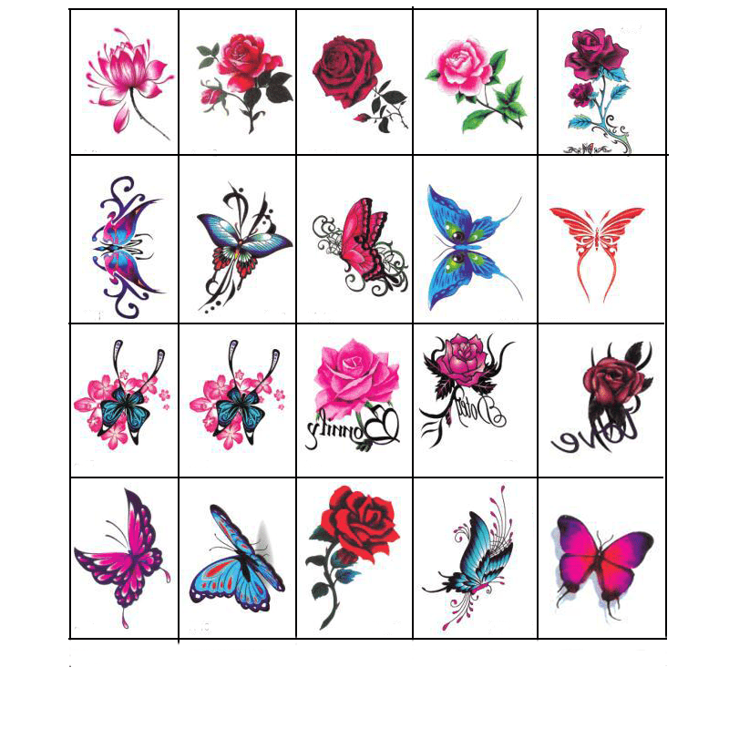 Transfer Temporary Tattoos For Men Women Printable Clear Tattoo