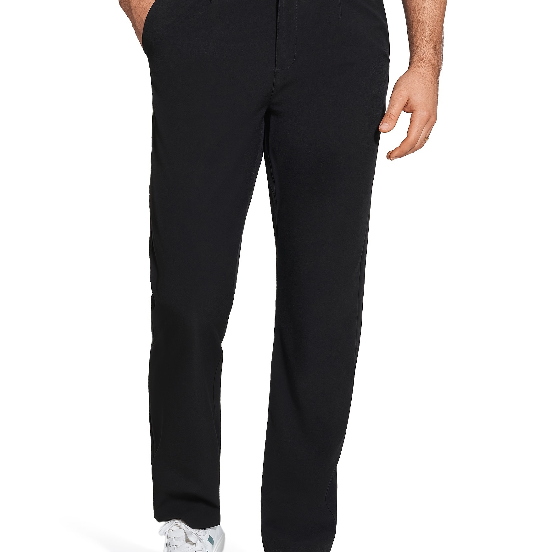 

Men's Golf Dress Pants 31" Lightweight Straight Fit Stretch Casual Pants Quick Dry Breathable With 5 Pockets