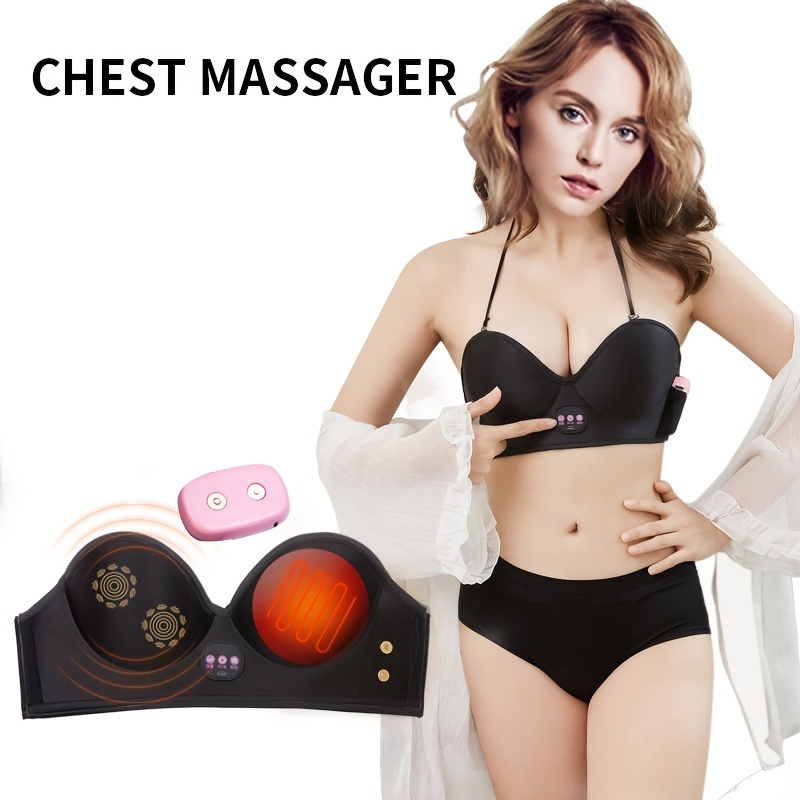 Electric Massager, Digital Vibration Massage Bra Chest Enhancer with  Heating Function (with USB Cable)(70B) : : Health & Personal Care