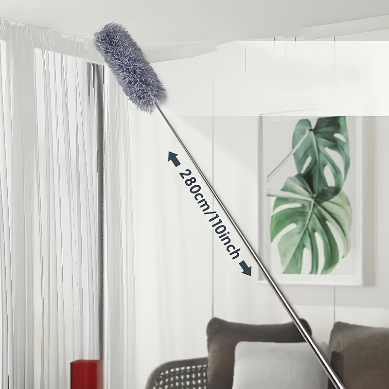 Household Rainbow Feather Duster Retractable Dust Remover - Temu