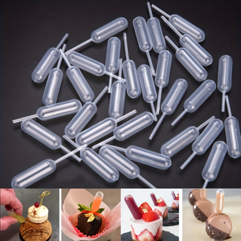 Pipette en plastique ronde ou goutte d'eau de 4ml cupcake La pipette en  plastique dispose d'une contenance de 4 ml.