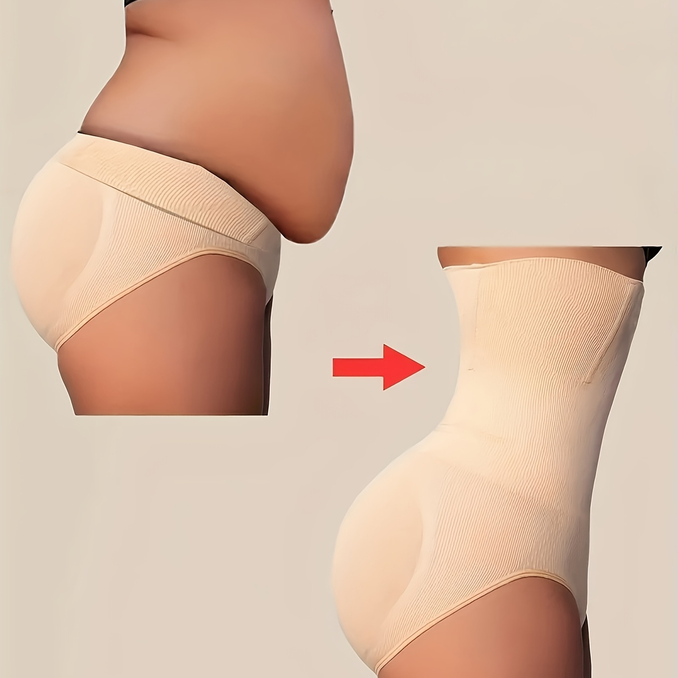 High-Waist Tummy Control Shapewear Panties For Women | Usage: Waist Trainer, Butt Lifter & Body Shaper | Occasion/Scene: For Women