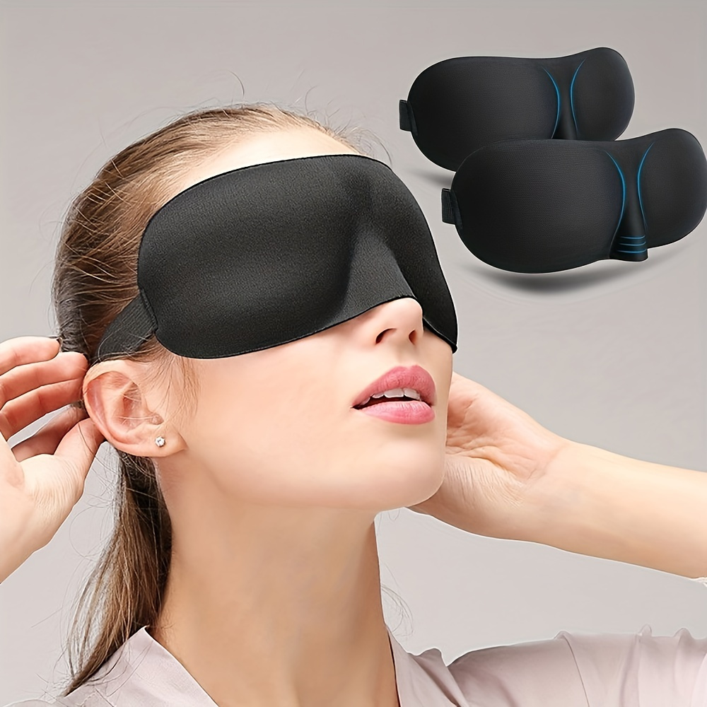 3Pcs Satin Eye Mask Blindfold Blindfolds for Party Games Sleeping