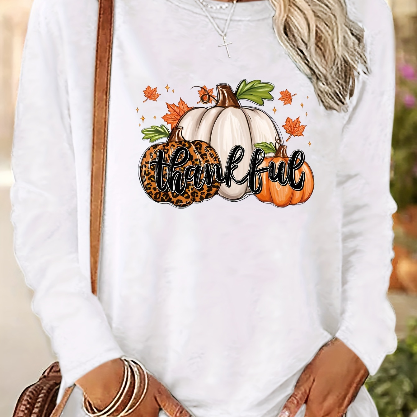 

Women's Long Sleeve T- - , Polyester , - For & Fall