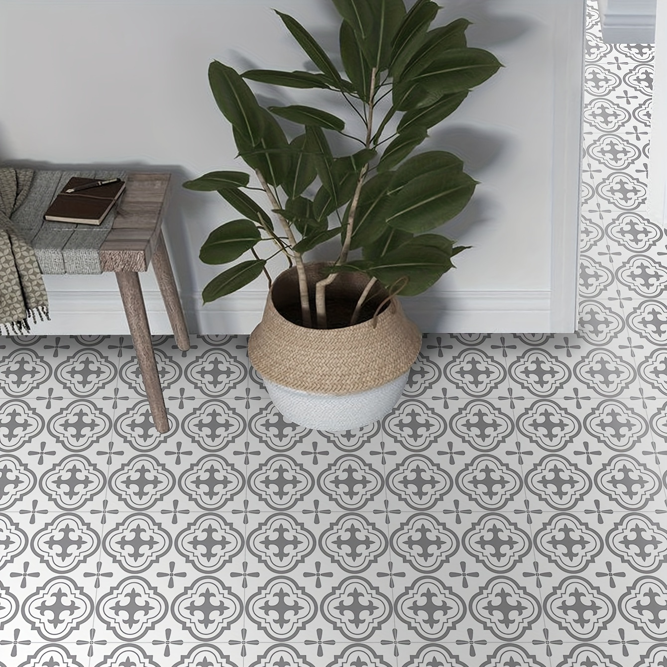 Floor Tile Stickers Thickened - Temu