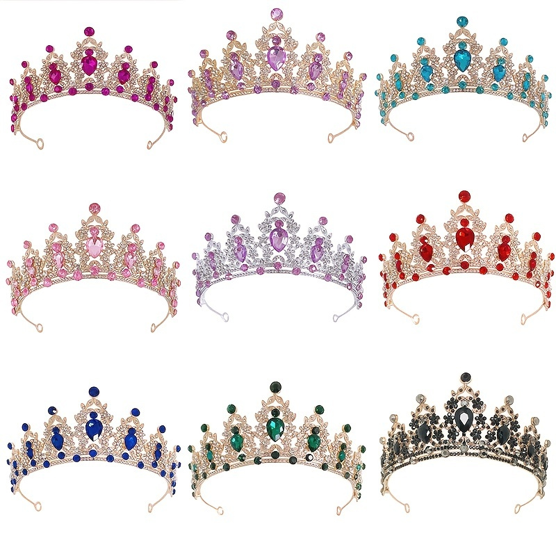 

Tiaras Crown For Women And Girls Crystal Headbands For Bridal, Wedding And Party Prom Pageant Party, Gothic Costumes For Women Prom Hair Accessories