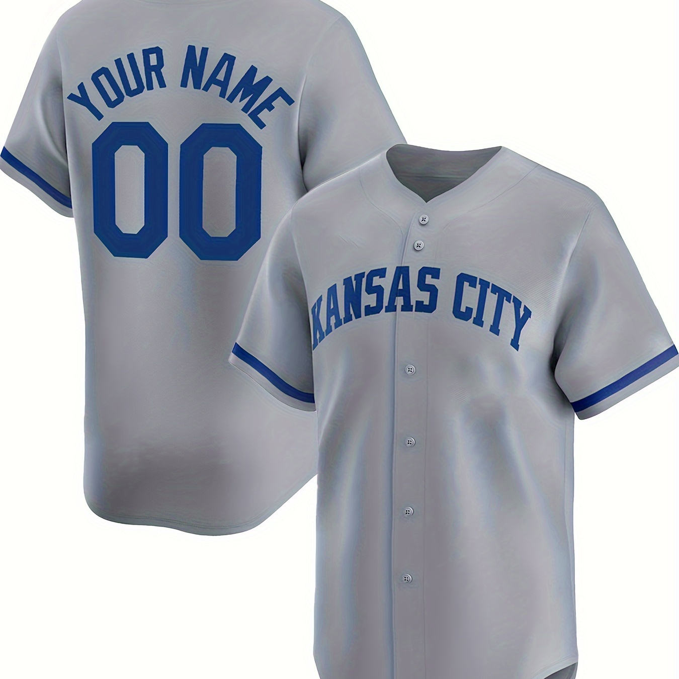 

Customized Men's Baseball Jersey, Leisure Sports Style, Personalized Name And Number, Athletic Team Uniform