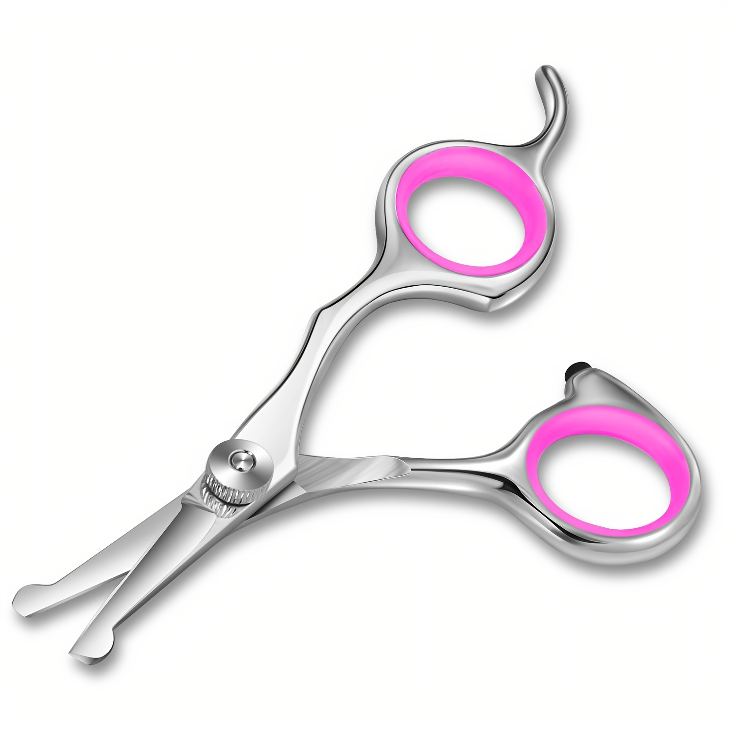 

Professional Pet Grooming Scissors With Rounded Safety Tips For Dogs And Cats - Perfect For Trimming Feet, Ears, And Eyes - Precision Shears For Flawless Results