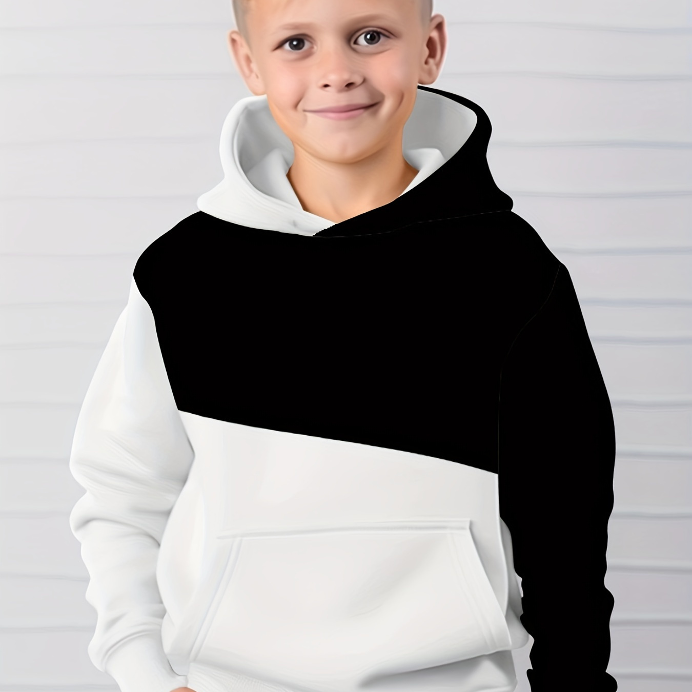 

Boys' Fleece-lined - Long Pullover, , Washable, , For Fall/