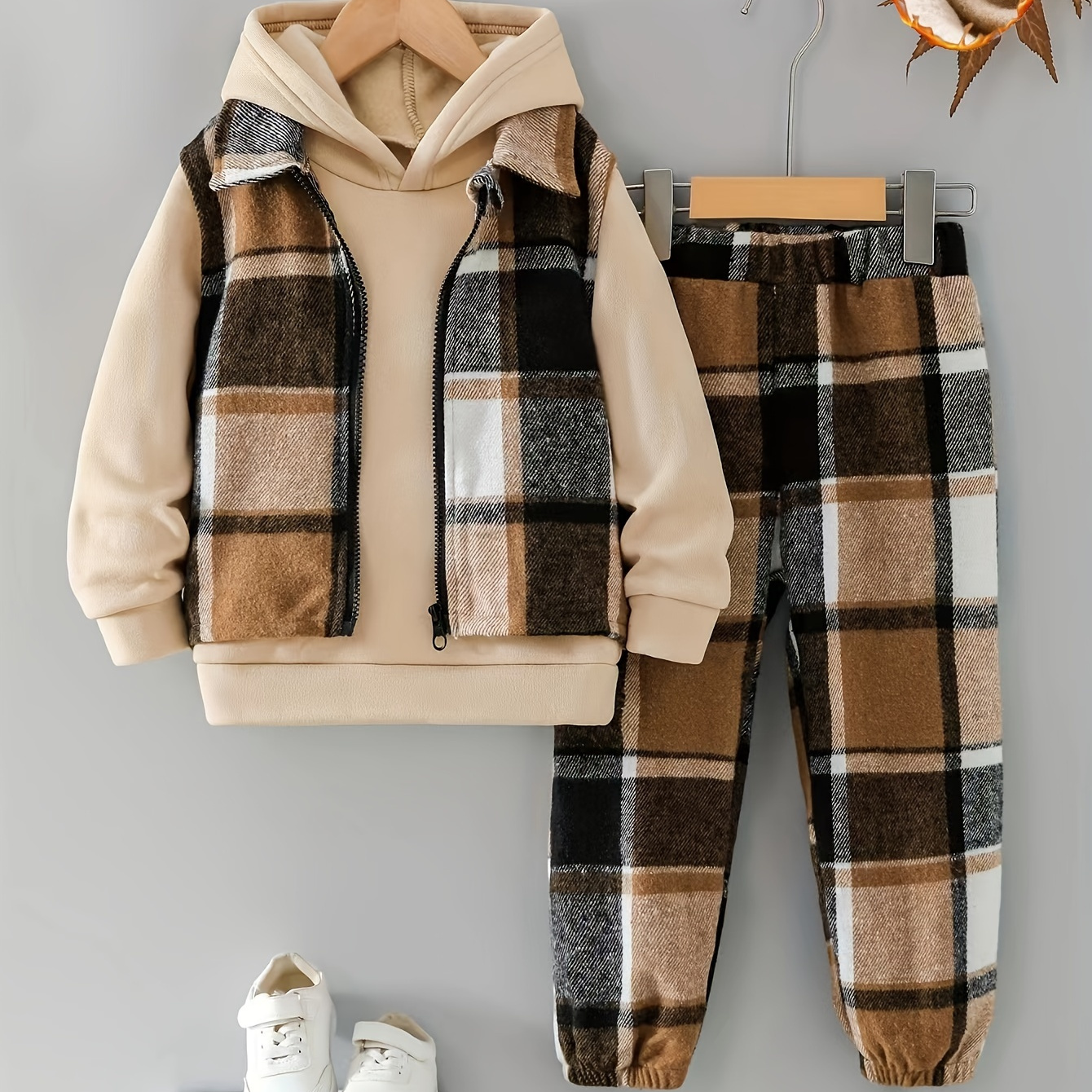 

Long Sleeve & & Set, 3- Boy's Co Ord Set For Fall