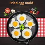 Thickened Stainless Steel Omelette Model Love-shaped Omelette Mold Creative Omelette Ring Fried Egg Poached Egg Mold