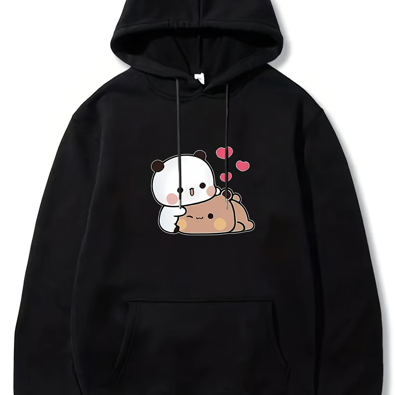 

Men's Oversized Hip-hop Style Hoodie With Geometric Print - Casual Pullover Sweatshirt For Fall & Winter, Machine Washable, Sweater Hoodie