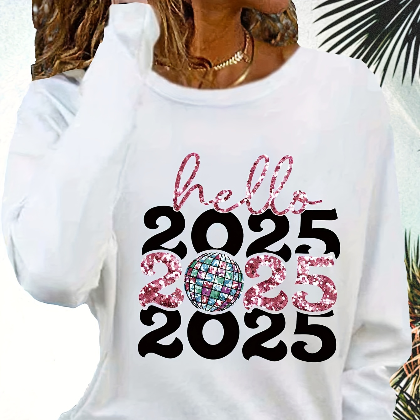 

Women's Long Sleeve T-, " 2025" , Round , Polyester, Regular Fit, Sleeve Length, No , All , , No