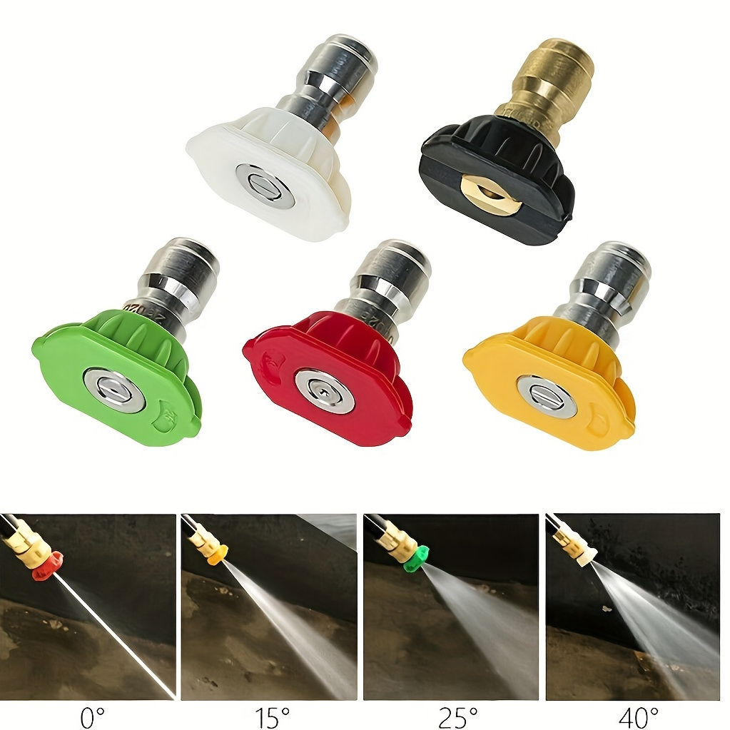 Jungleflash High Pressure Washer Tips Set With Nozzle Holder - Temu