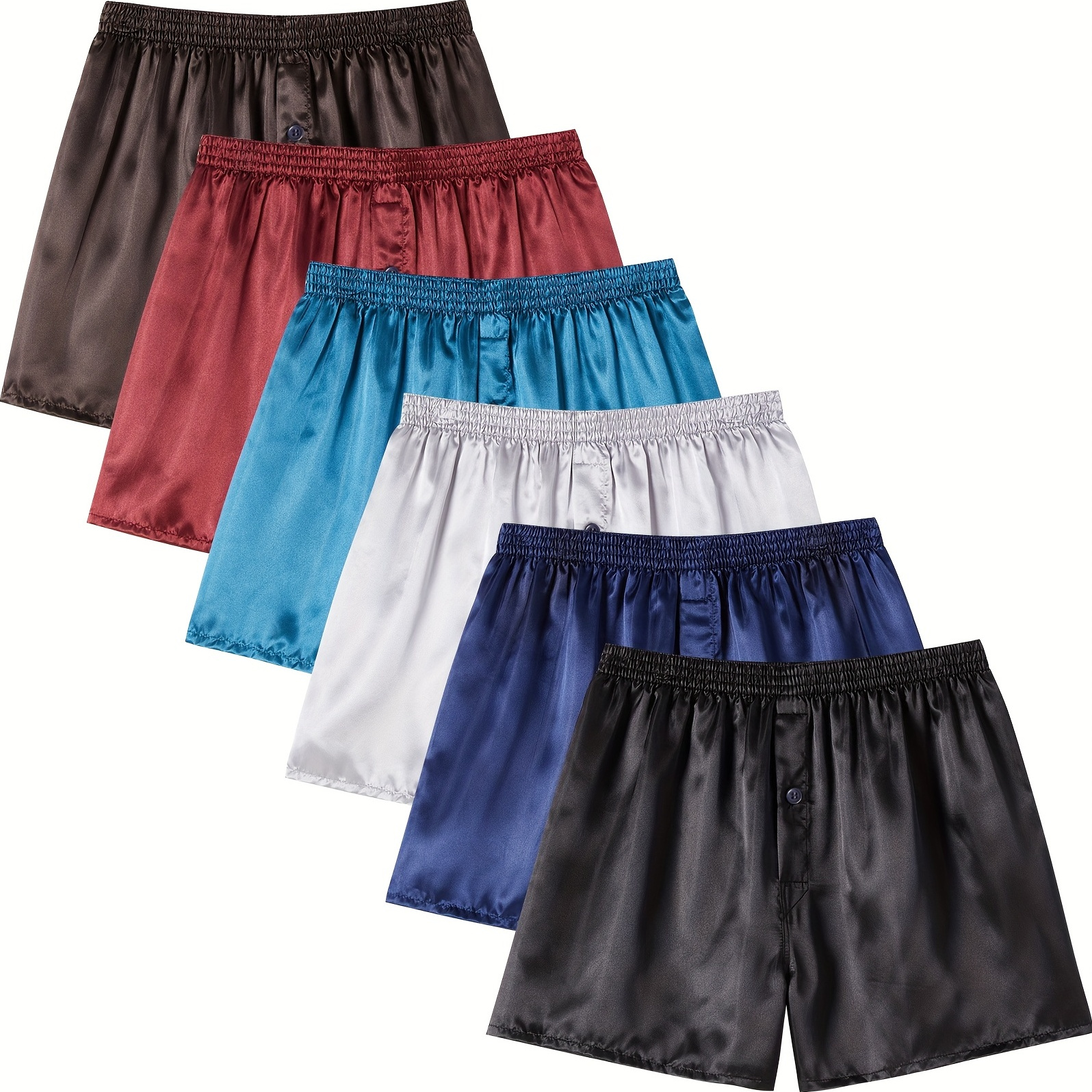 Silk Boxer Shorts for Women - Assorted 3-Pack - XS (25-27) - Silk Boxers  Set at  Women's Clothing store: Boy Shorts Panties