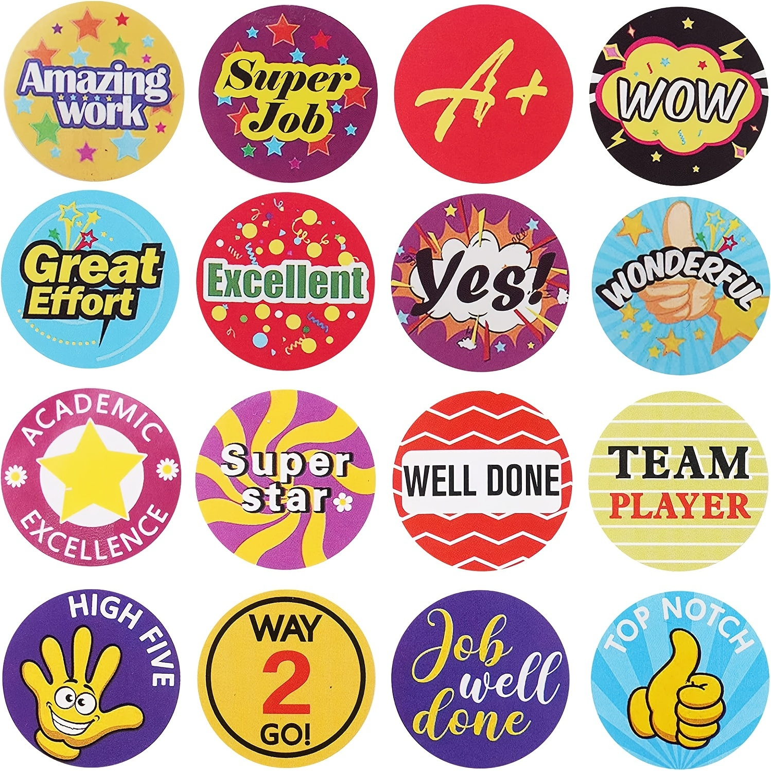 500pcs Teachers Motivational Stickers for Kids Reward Stickers,8 Styles  Label Reward Stickers, Teacher Supplies for School Classroom, Potty  Training Stickers, Motivational Stickers