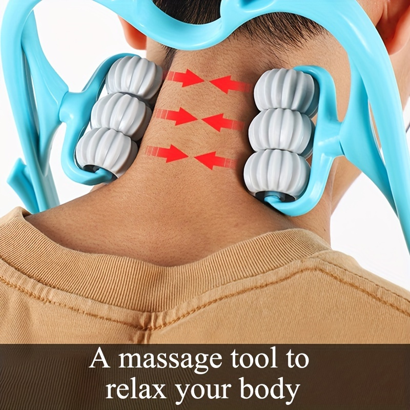 2024 Best Handheld Neck Massager Cervical Roller Tool