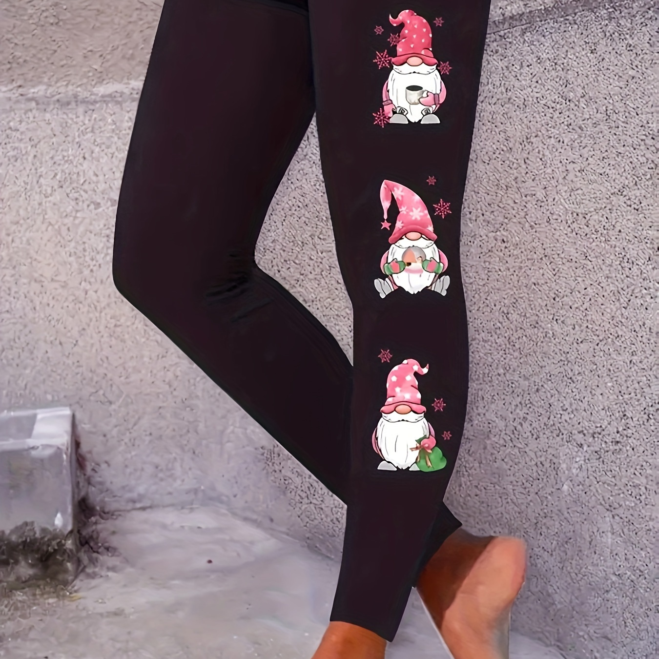 

's -waist Christmas Leggings - & Comfortable Pants, Washable