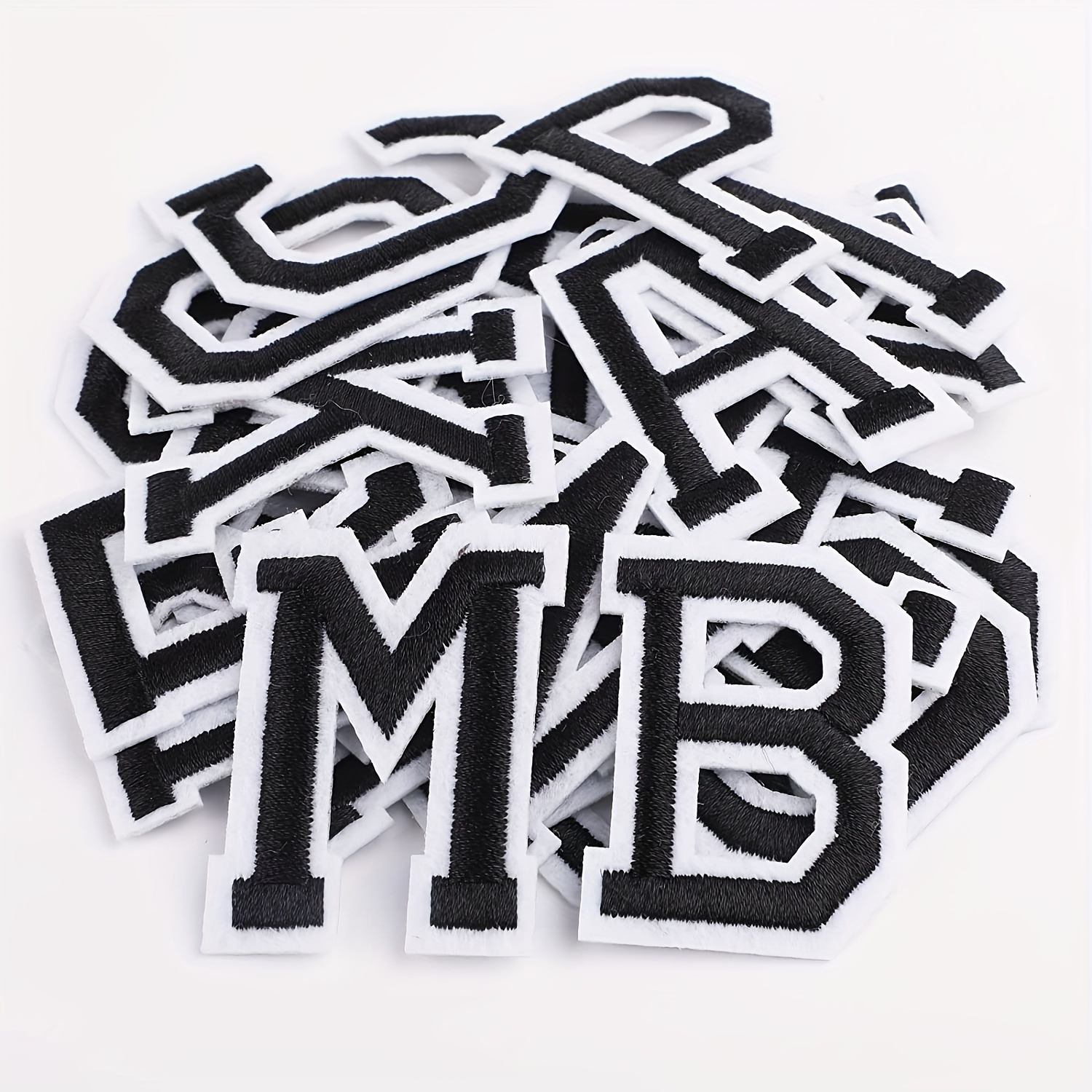 Gothic Alphabet Number Letter Embroidery Patches Iron On - Temu