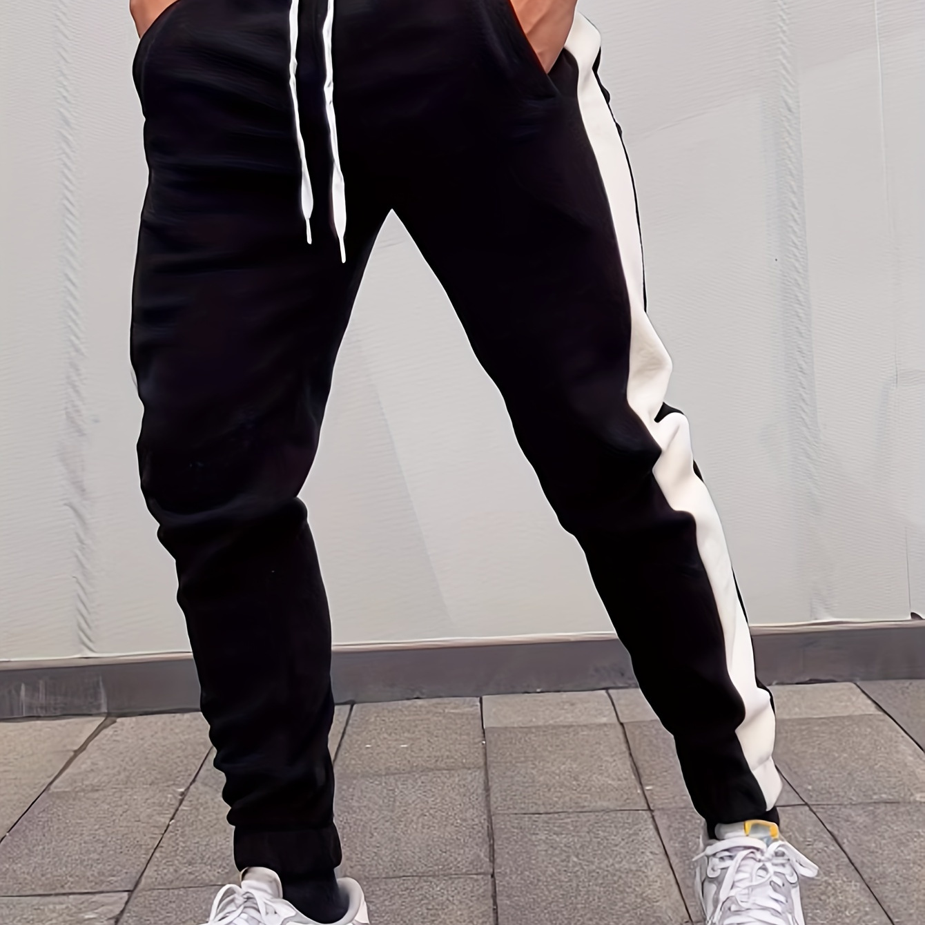 

Men's Sweatpants Drawstring Breathable Sports Pants Running Workout Fitness