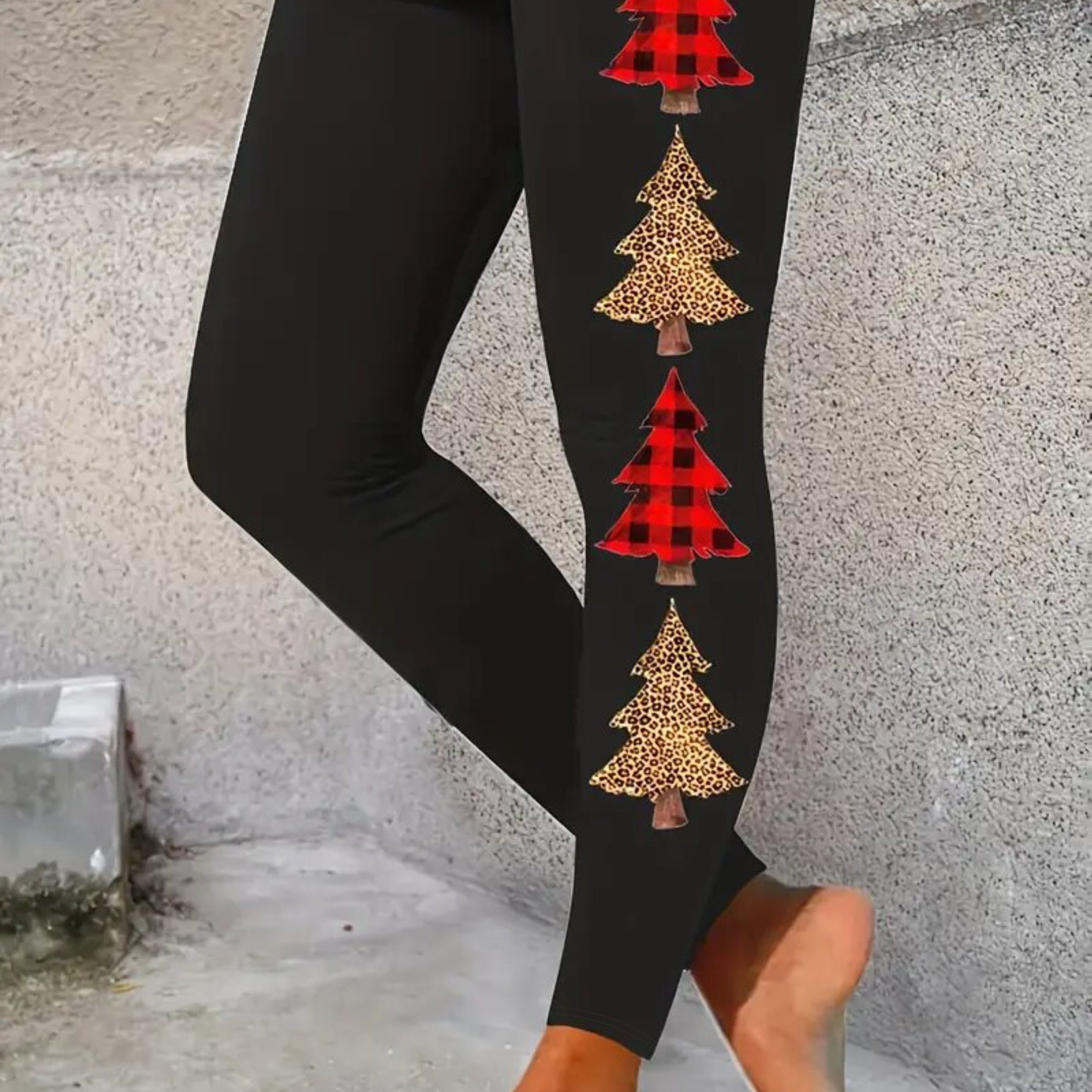 

High Waist Leggings, Casual Skinny Stretchy Leggings, Women's Clothing