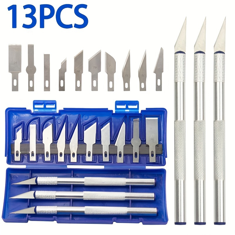 THREN 13Pcs Precision Art Craft Knife Set Is Suitable For