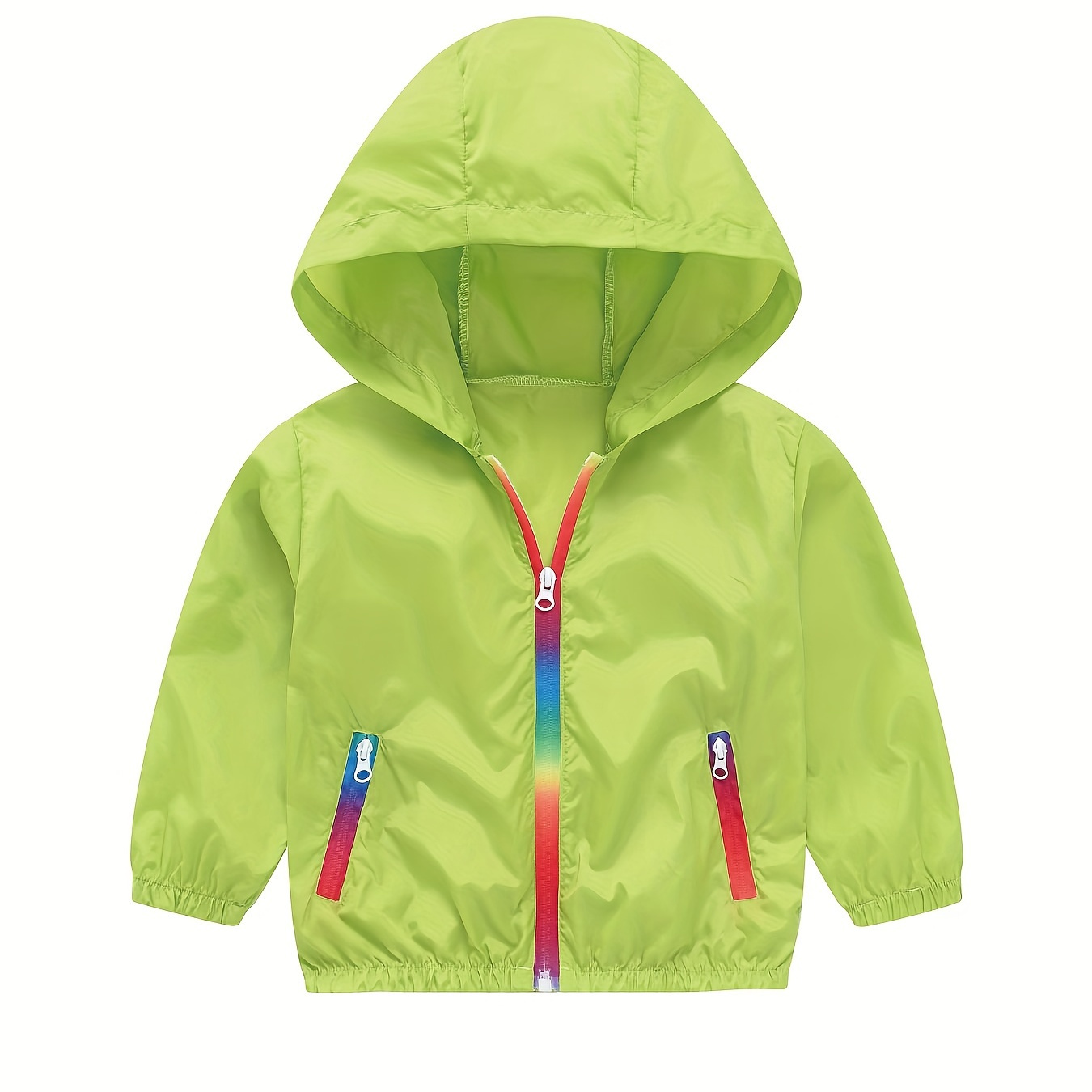

Boys Lightweight Summer Sun Protection Hooded Jacket With Zipper Front, Boys Summer Sun Protection Clothing Outwear