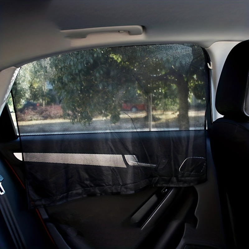 2 Stück Autovorhänge, magnetische Schienenvorhänge, Seitenfenster- Sonnenschutz, blockierende magnetische Saugvorhänge, Sonnenschutz-Auto-Sonnenschutzvorhänge  - Temu Germany