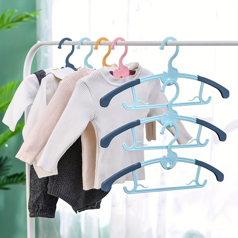 Plastic Children's Clothes Hangers Clothes Drying Rack Kids - Temu