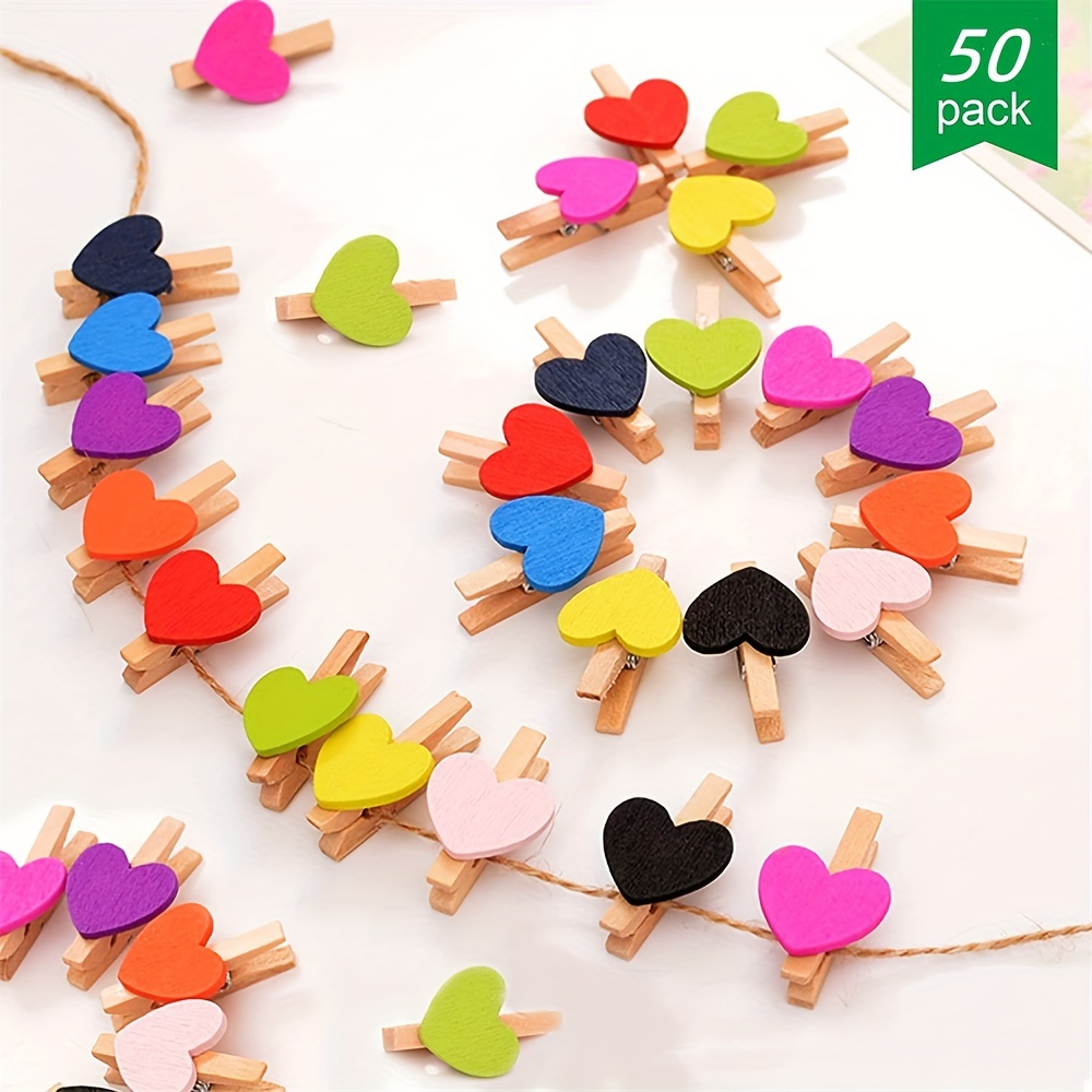 Wooden Photo Clips Storage Household Clothespins Mini - Temu